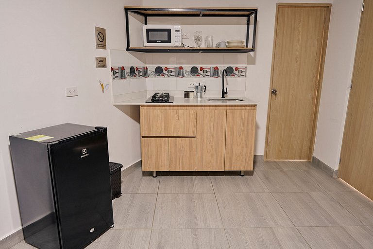 C205: Loft Económico y Funcional con aire acondicionado