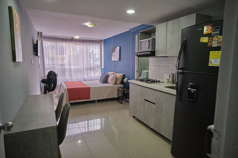 Laureles, apartamento completo 202 económico y funcional