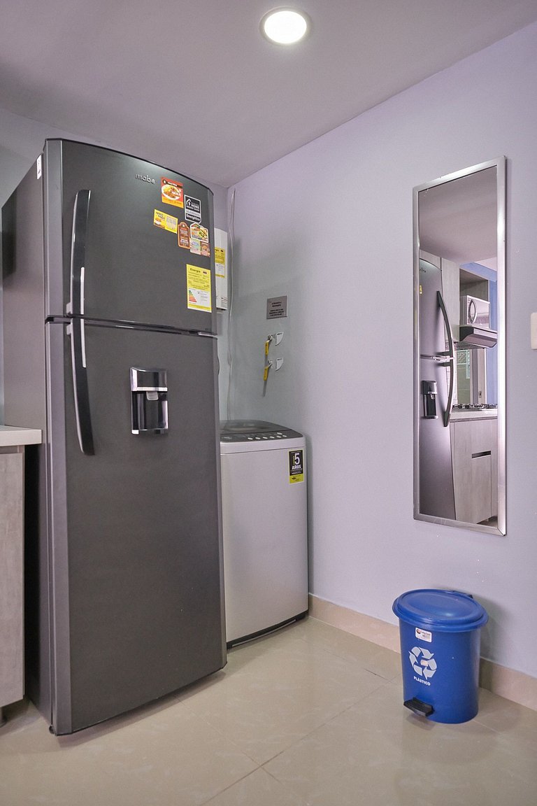 Laureles, apartamento completo 202 económico y funcional