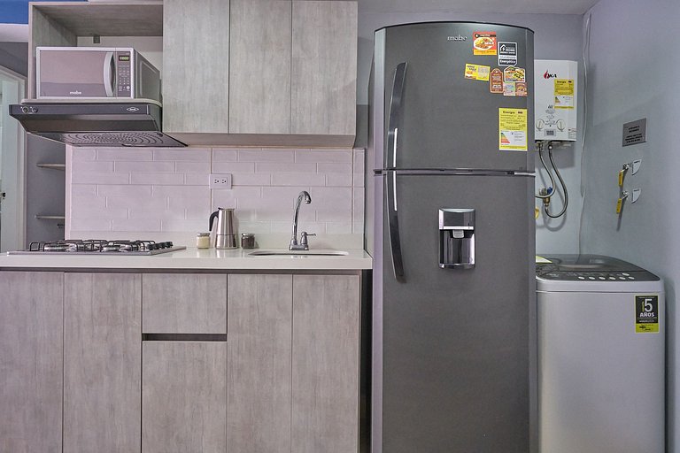 Laureles, apartamento completo 202 económico y funcional