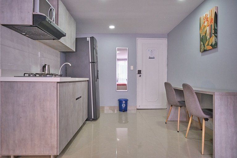 Laureles, apartamento completo 202 económico y funcional