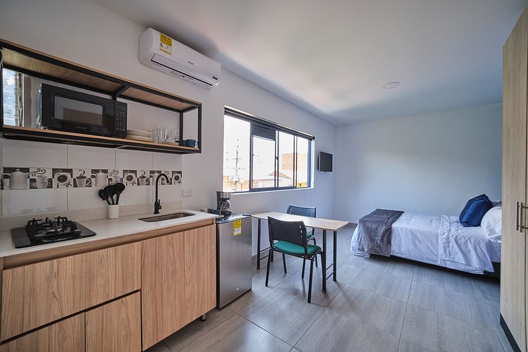 BLUE107 | Loft Laureles A/C moderno