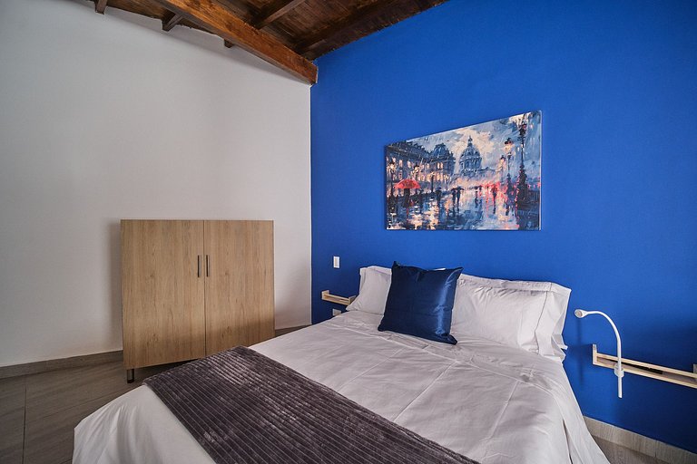 Loft ideal en Laureles con A/C | BLUE112