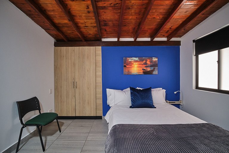 Laureles Living Blue 204 | Digital Nomad Pad