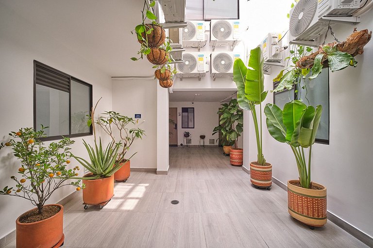Laureles Living Blue 203 | Work & Stay · AC