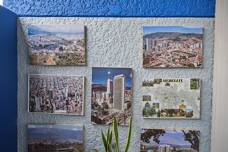 Laureles loft central A/C | BLUE210