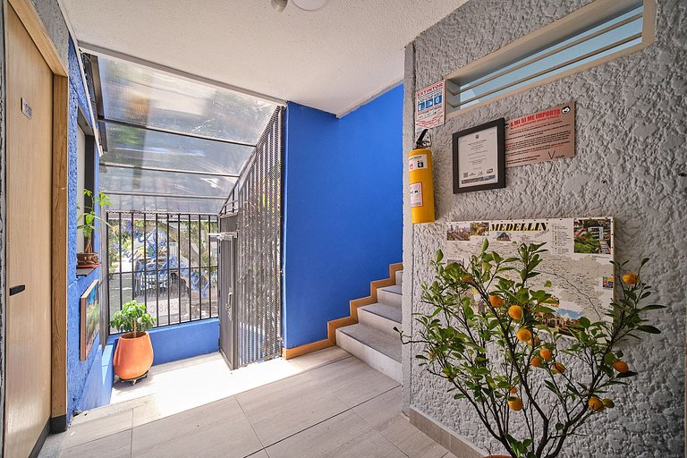 Laureles Living Blue 201 | Nómada Suite A.C