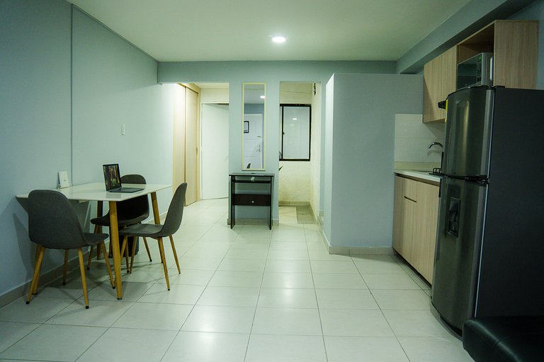 Laureles, apartamento completo 101 económico y funcional